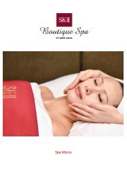 SPA TREATMENT MOCK UP