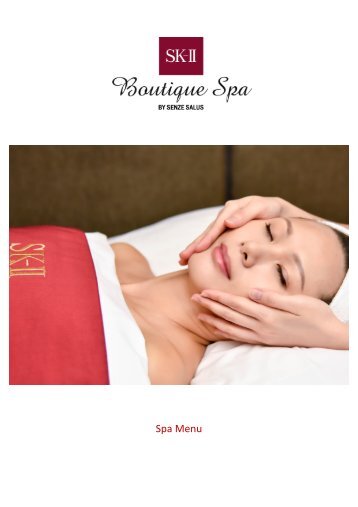 SPA TREATMENT MOCK UP