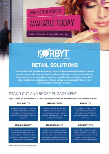 Korbyt Retail CMS Engine 