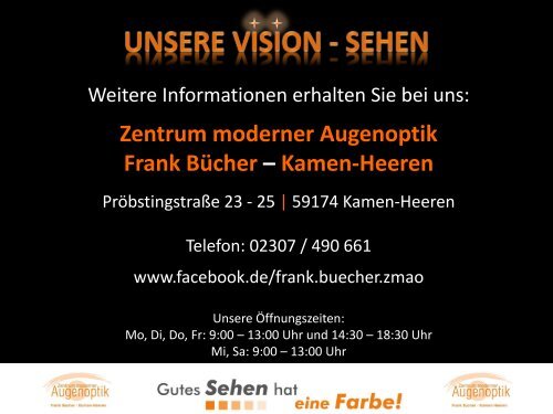 Unsere Vision - Sehen