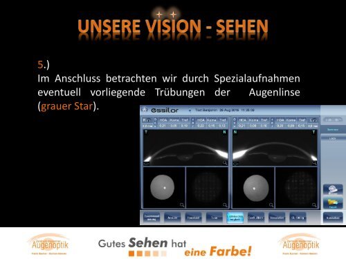 Unsere Vision - Sehen