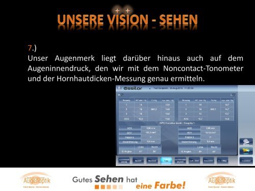 Unsere Vision - Sehen