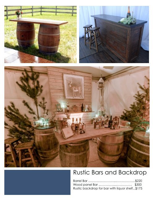Rustic Catalog with Package Pricing