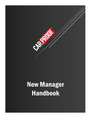 New Manager Handbook