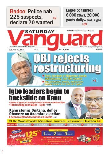 08072017 - OBJ rejects restructuring