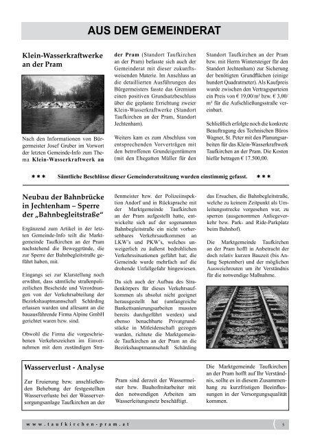 (5,92 MB) - .PDF - Taufkirchen an der Pram