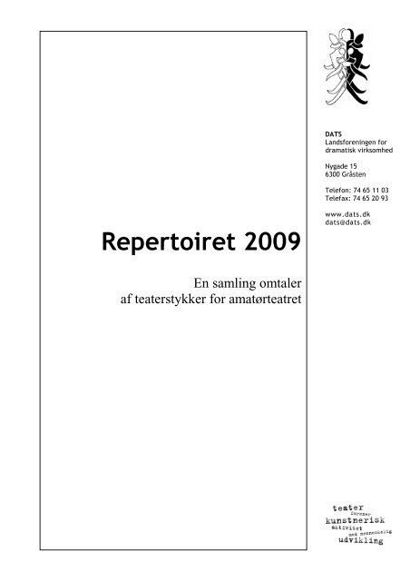 Repertoiret 2009 - DATS