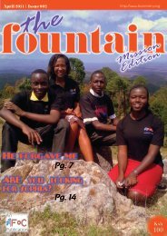 The Fountain magazine Issue 02, April 2014