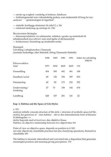 Noter til engelsk udgave af Bourdieus Distinction