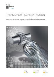 Broschüre für den Extrusionsmarkt - Maag