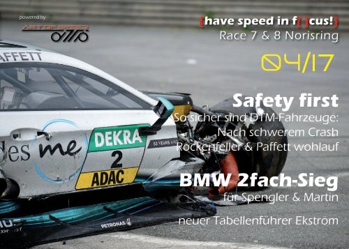 {have speed in f[ ]cus!} DTM Race 07 und 08 Norisring
