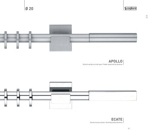 www.SCAGLIONI.com.ua - Карнизы Scaglioni Скалиони - Каталог
