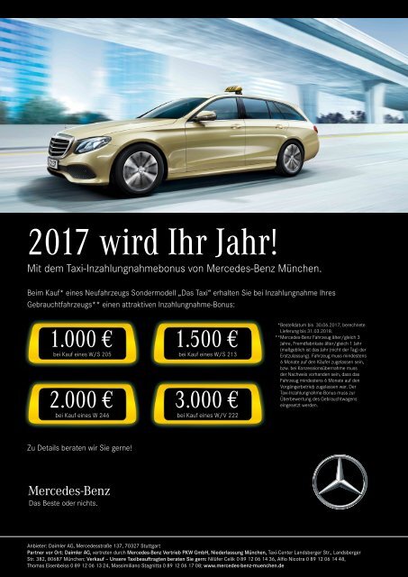 Taxi Times München - Juni 2017