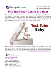 Test Tube Baby Centre in Jaipur
