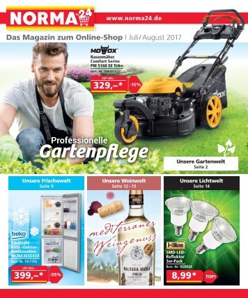 Norma24 Bestellmagazin / Juli - August 2017