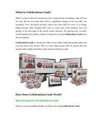 Celebrations Cash Review & GIANT Bonus 