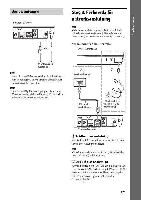 Sony BDV-EF220 - BDV-EF220 Istruzioni per l'uso Svedese
