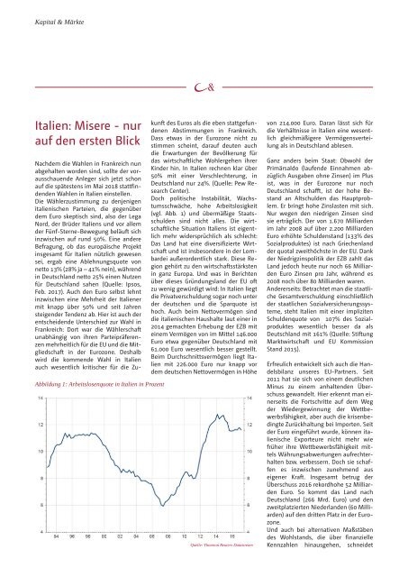 Kapital & Märkte: Ausgabe Juli 2017