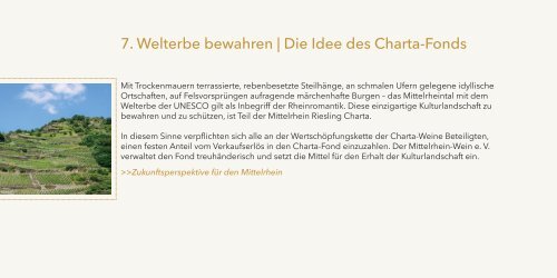 Mittelrhein Riesling Charta – Aus Liebe zum Riesling