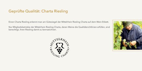 Mittelrhein Riesling Charta – Aus Liebe zum Riesling