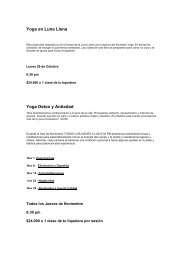 Agenda actividades (pdf) - Happy Yoga