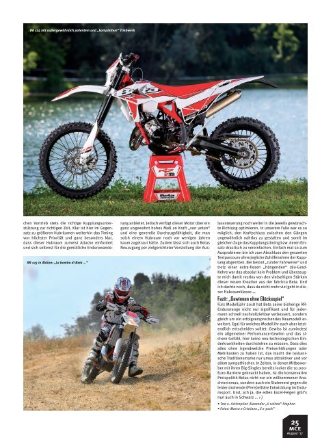 Motocross Enduro Ausgabe 08/2017