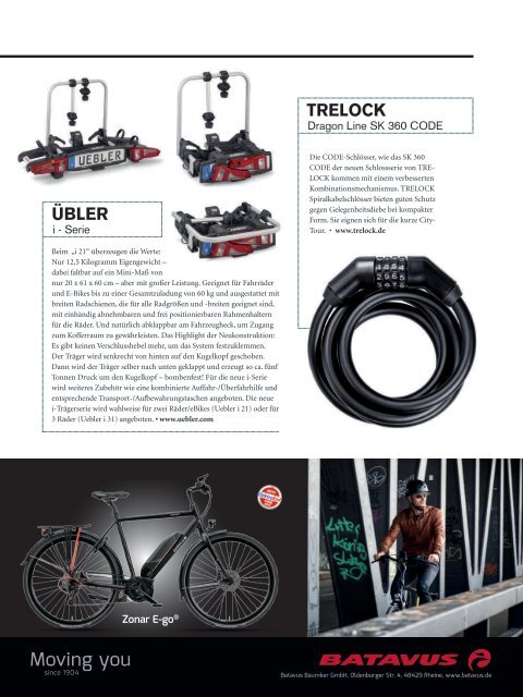 BIKE&CO - Das Magazin für Spaß und Freude am Radfahren - Ausgabe 02/2017