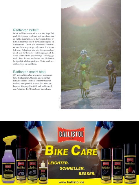 BIKE&CO - Das Magazin für Spaß und Freude am Radfahren - Ausgabe 02/2017