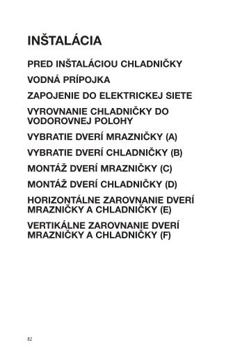 KitchenAid 20RB-D3 A+ SF - 20RB-D3 A+ SF SK (858641211030) Guide d'installation