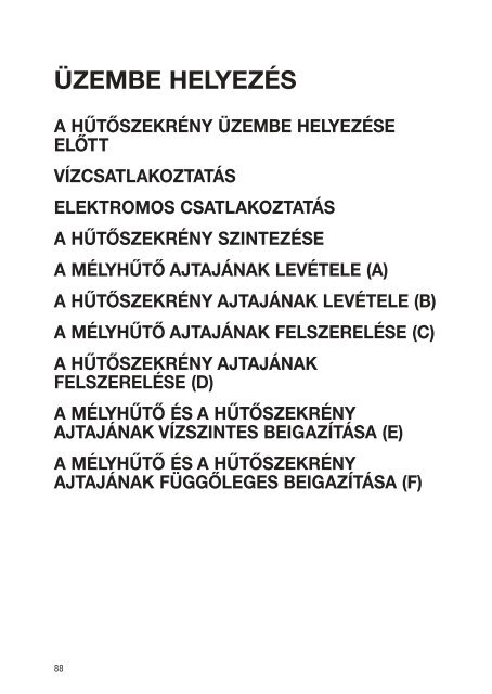 KitchenAid 20RB-D3 A+ SF - 20RB-D3 A+ SF HU (858641211030) Guide d'installation