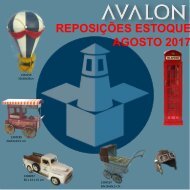 Catalogo dos itens com reposição em Agosto 2017