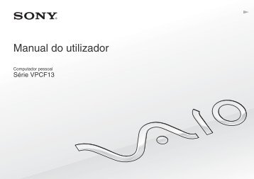 Sony VPCF13Z8R - VPCF13Z8R Istruzioni per l'uso Portoghese