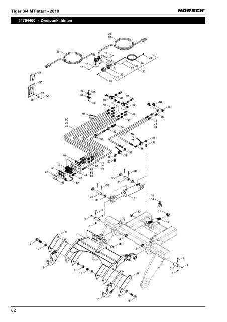 ET-Liste Horsch Tiger 3 / 4 MT starr 2010 - Horsch Maschinen GmbH