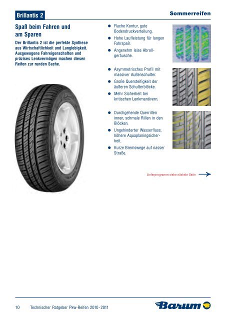 Technischer Ratgeber 2011·2012 Pkw- und Van-Reifen - Barum Tyres