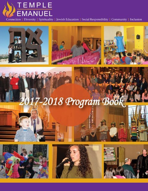 Temple Emanuel Program Book 2017-2018
