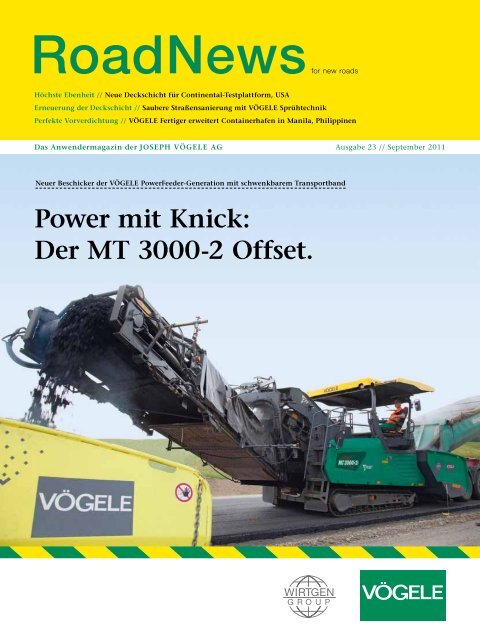 power mit Knick: Der MT 3000-2 offset.