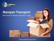 Narayan Transport Provide Best Relocation Service in Delhi