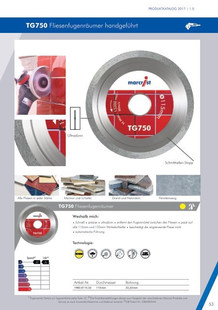 Marcrist Gesamtkatalog 2017 - Kenel Flächentechnik