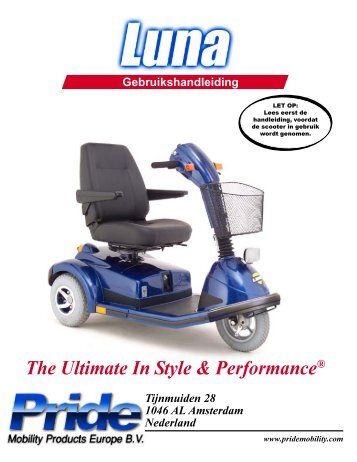 The Ultimate In Style & Performance® - Pride Mobility Products