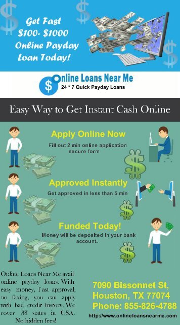 Online Loans Near Me- Payday Loans