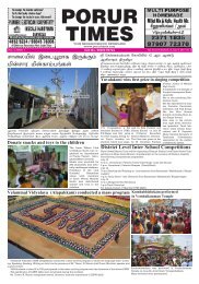 Porur Times Epaper Published on July.9