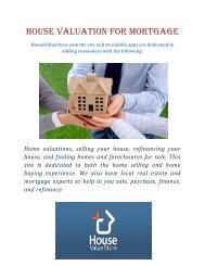 House Valuation For Mortgage