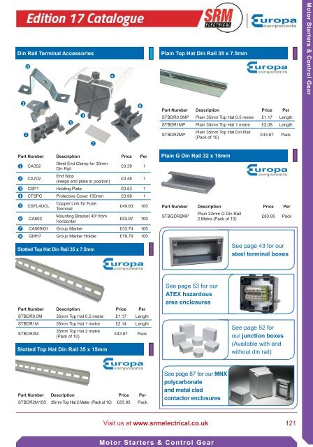 SRM Electrical Industrial Catalogue 2017