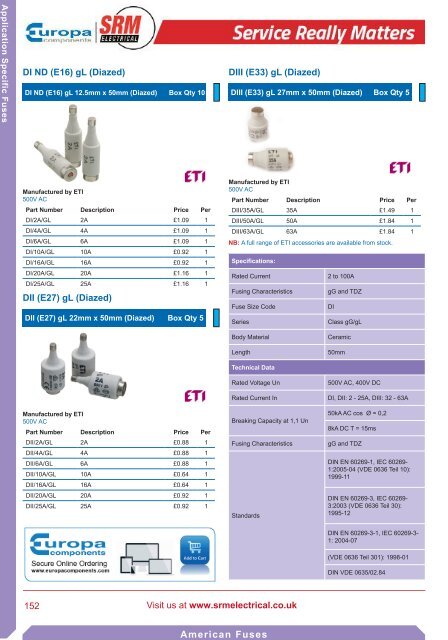 SRM Electrical Industrial Catalogue 2017