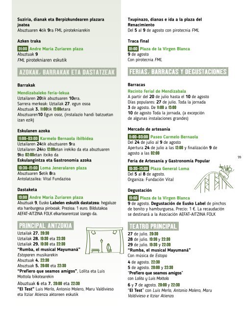 PROGRAMA DE FIESTAS