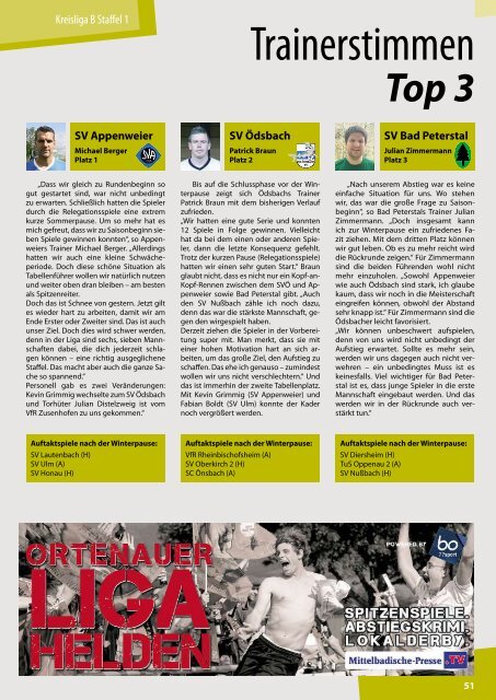 Kicker der Ortenau Winter 2016/2017