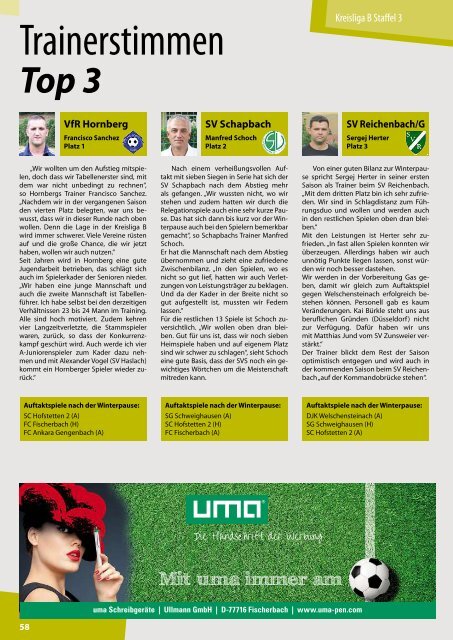 Kicker der Ortenau Winter 2016/2017