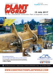 Construction Plant World 13th July 2017
