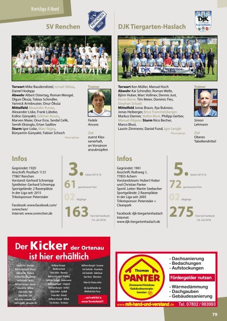 Kicker der Ortenau Sommer 2016/2017