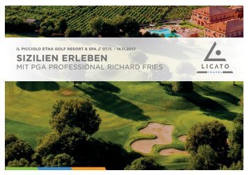 Golfreise Richard Fries Sizilien Il Picciolo 07.11.2017